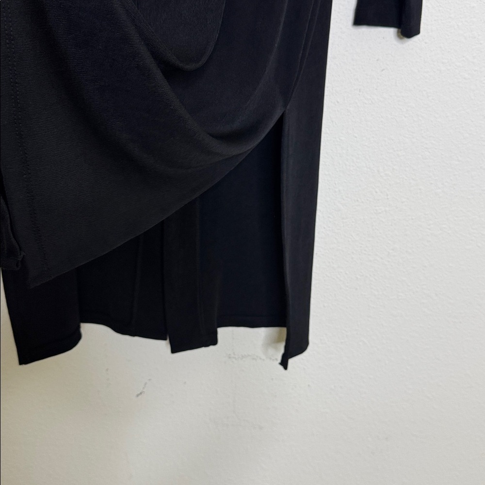Chicos new black Jacket 3 US XL Travel Toggle Button Stretch Relaxed Comfort - Picture 5 of 8